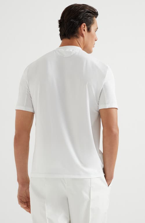 Brunello Cucinelli Layered-details T-shirt In White