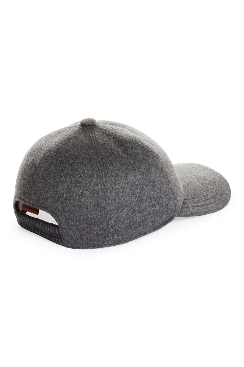 Cashmere Baseball Cap, Alternate, color, GREY
