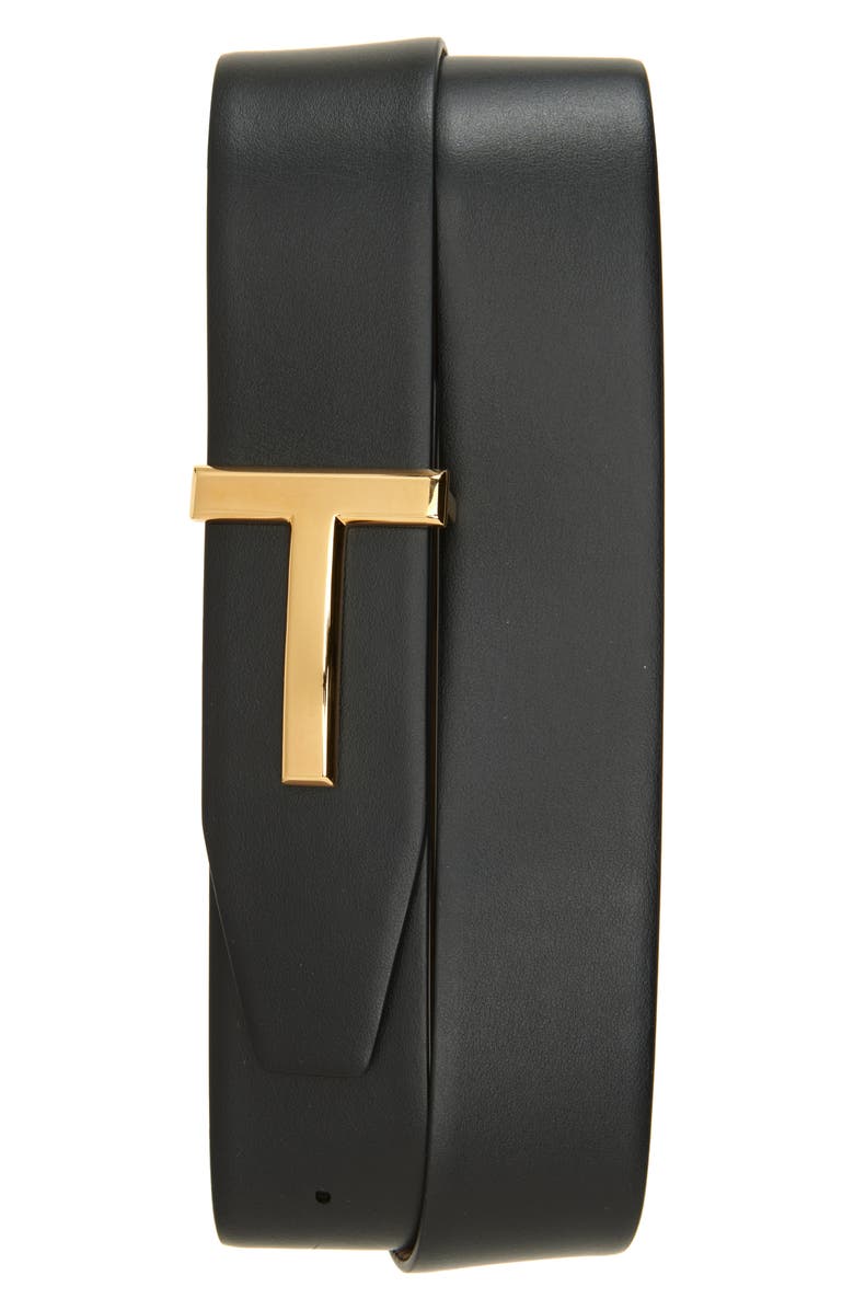 TOM FORD T Icon Camo Reversible Leather Belt, Alternate, color,