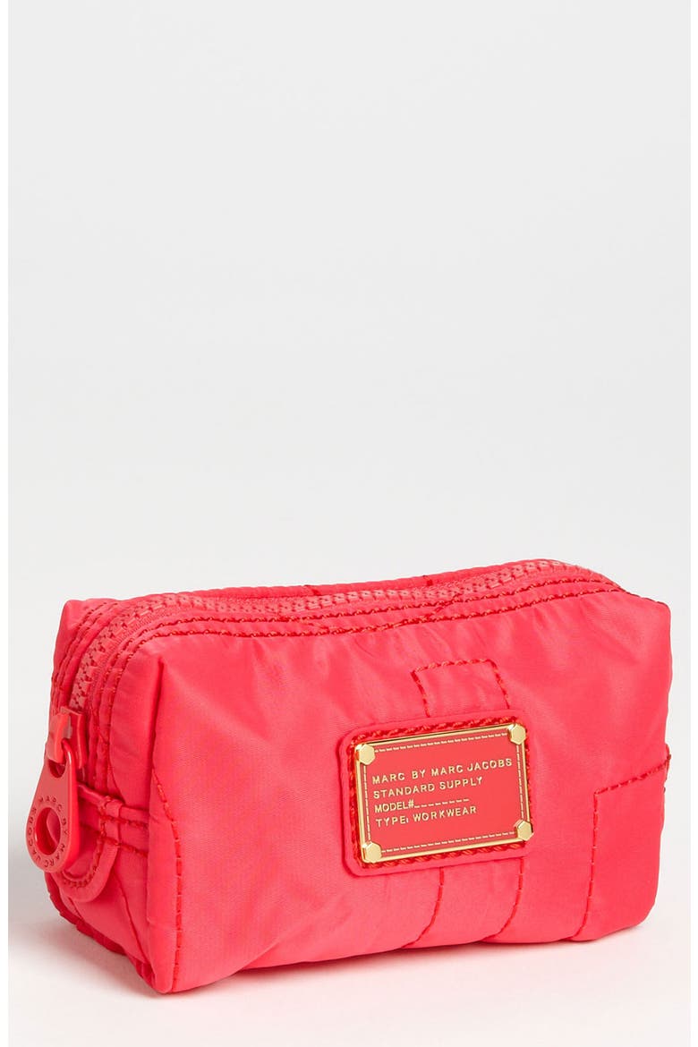 'Pretty Nylon' Cosmetics Case, Main, color, ROCK LOBSTER