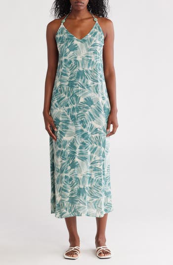 LOVESTITCH LOVESTITCH BEADED STRAP MAXI DRESS