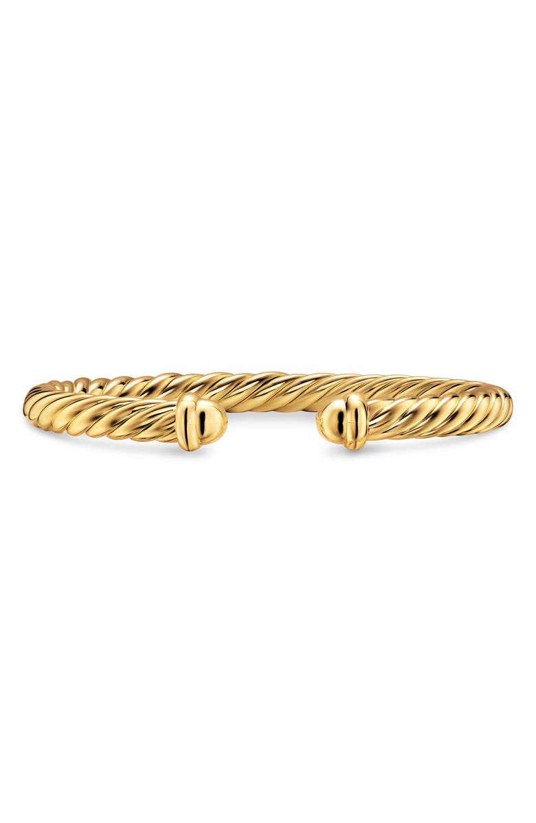 David Yurman Cablespira<sup>®</sup> Flex Bracelet, 6mm, Main, color, Gold