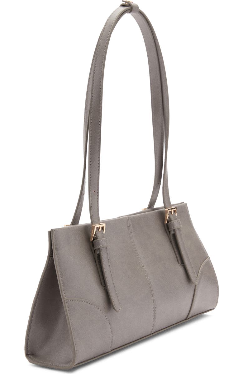 MANGO Buckles Faux Leather Shoulder Bag, Alternate, color,