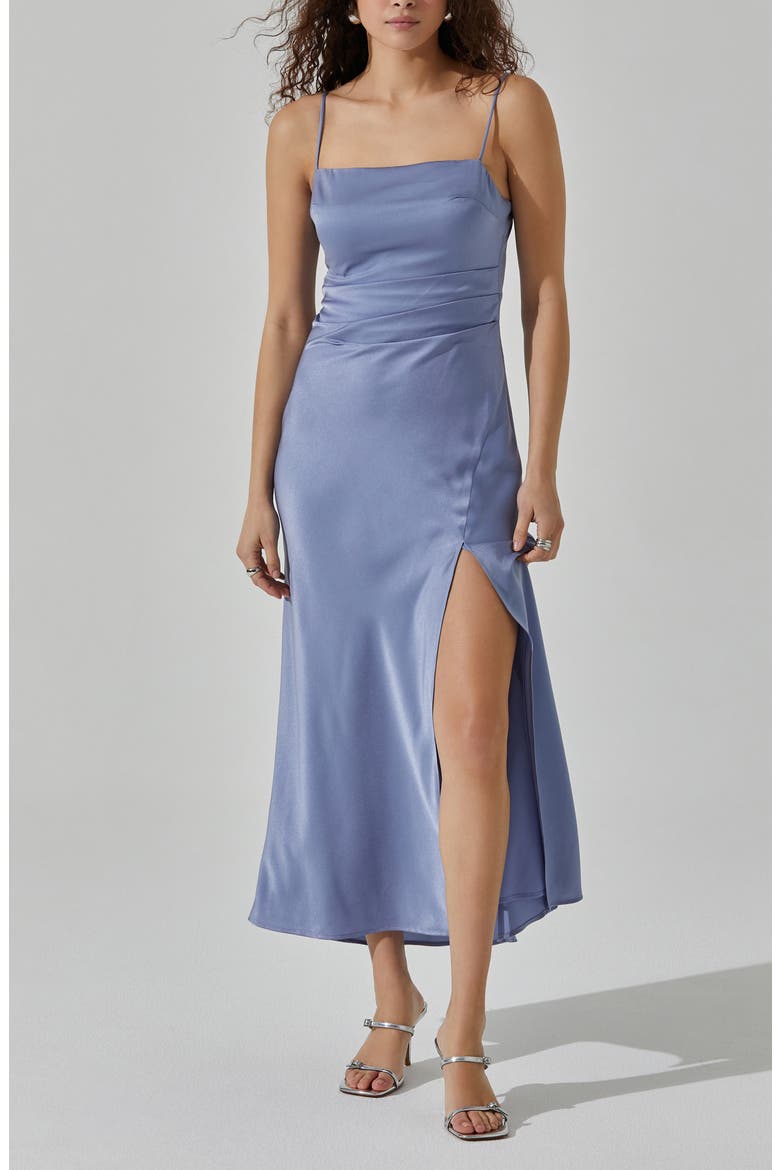 Satin Slipdress, Alternate, color, DUSTY BLUE