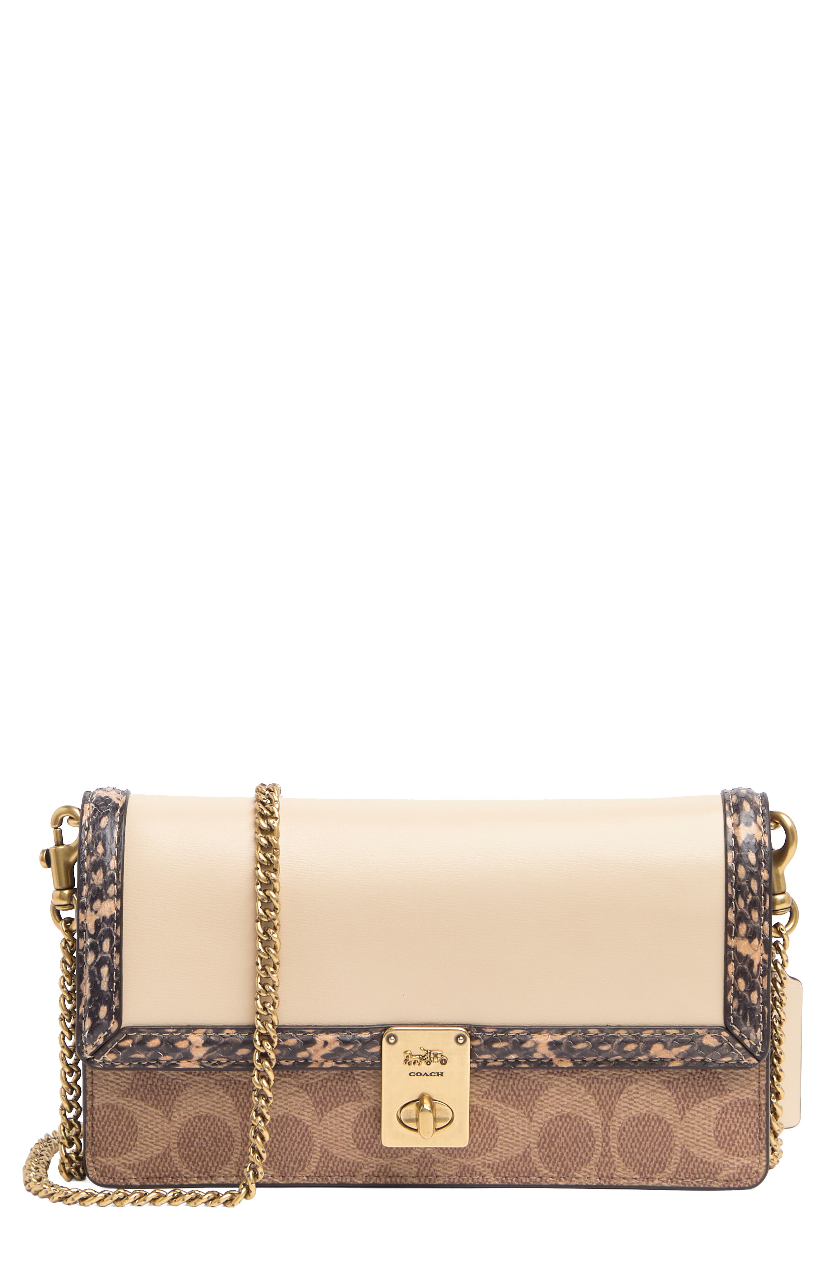 COACH Coated Canvas Signature Crossbody Bag, Main, color, 