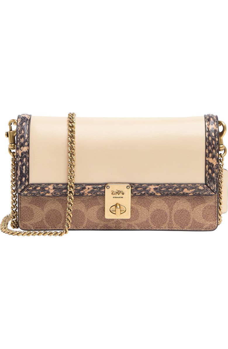 COACH Coated Canvas Signature Crossbody Bag, Main, color,