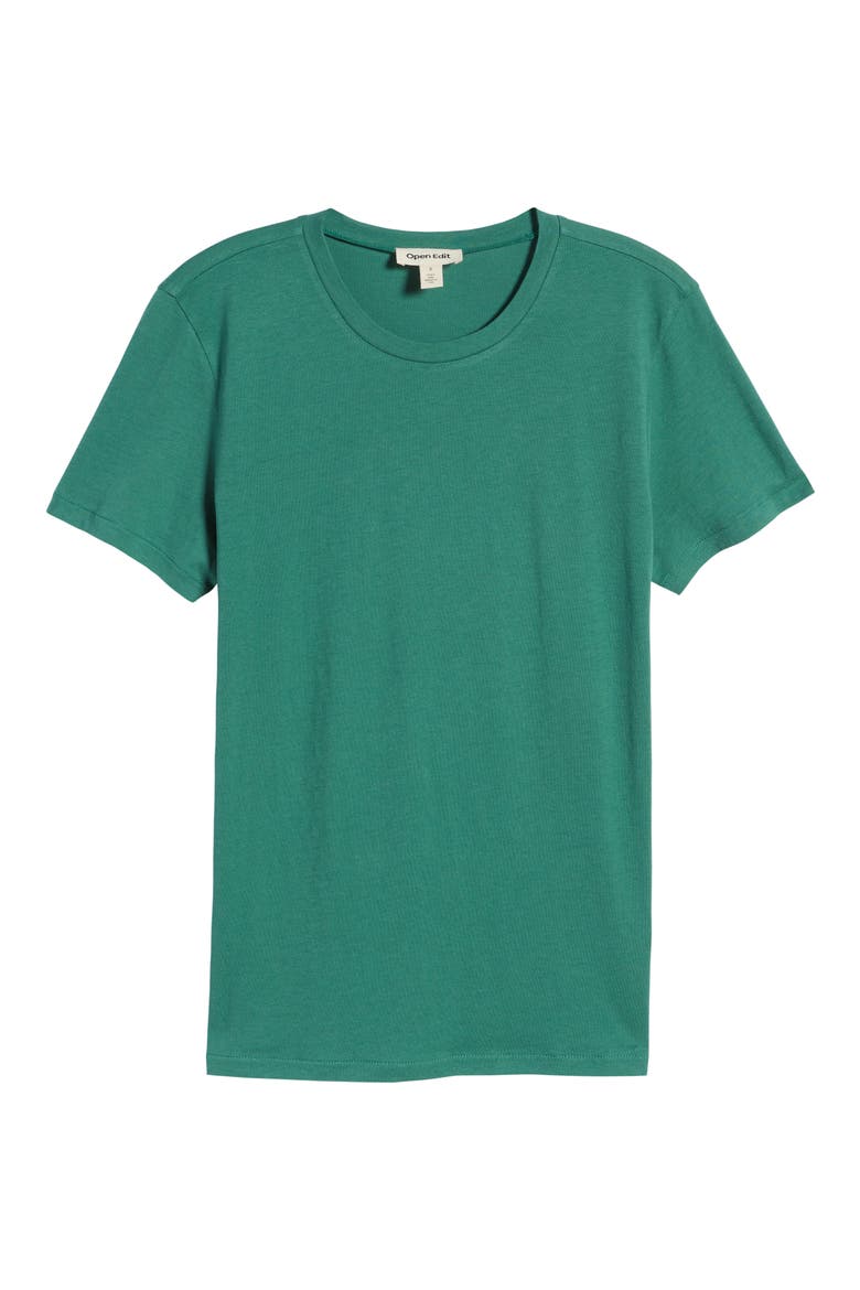 Organic Cotton Blend T-Shirt, Alternate, color, GREEN CARGO
