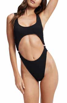Good American Always Fits Cutout One-Piece Swimsuit