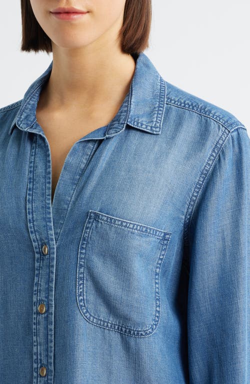 Cloth & Stone Denim Shirt In Blue