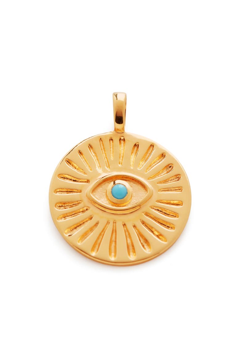 Talisman Evil Eye Pendant Charm, Main, color, GP