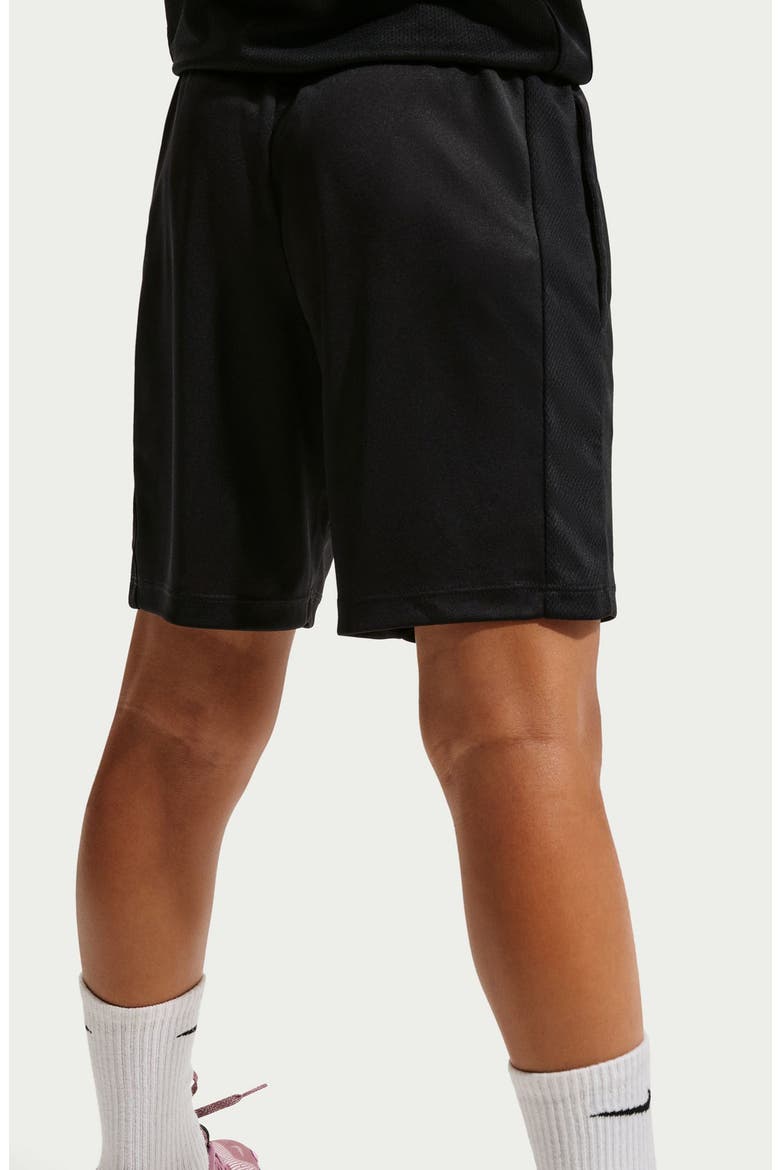 Kids' Dri-FIT Training Shorts, Alternate, color, BLACK/ BLACK/ WHITE