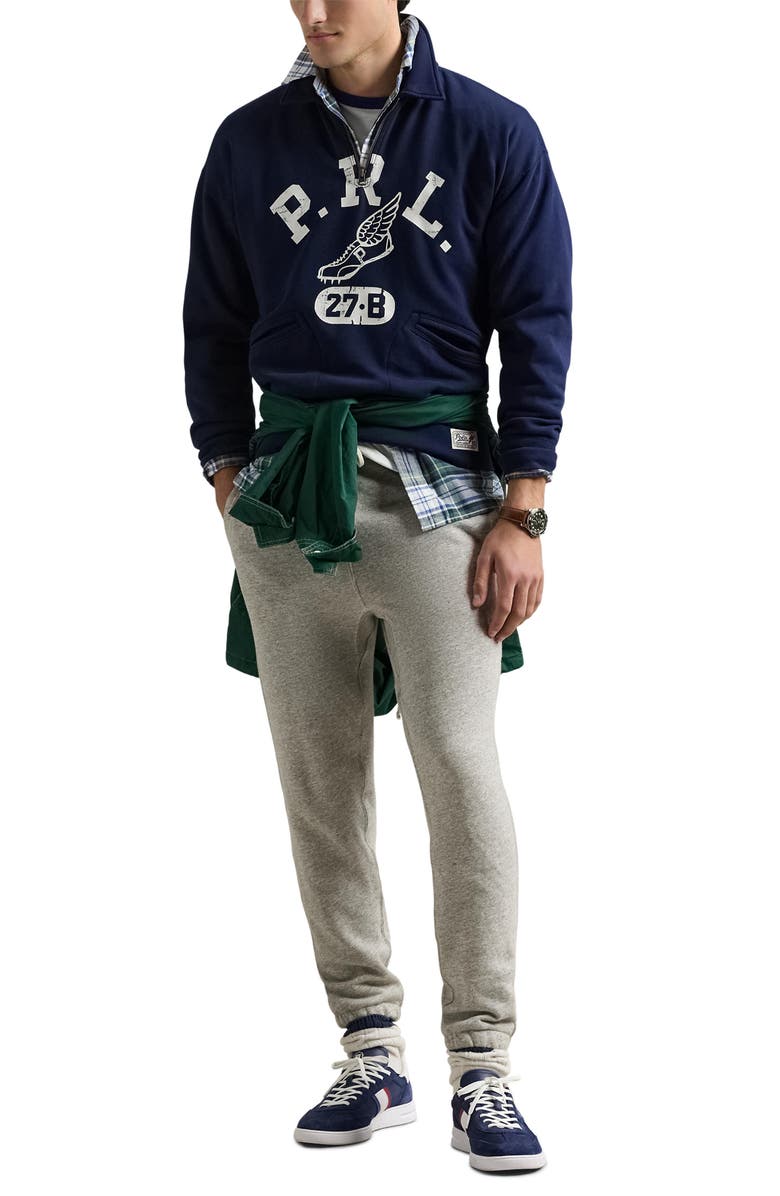 Polo Ralph Lauren Running Club Vintage Fit Graphic Sweatshirt, Alternate, color, 