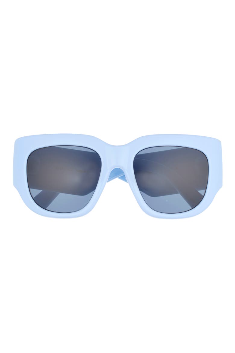 53mm Oversize Cat Eye Sunglasses, Main, color, LIGHT BLUE LIGHT BLUE BLUE