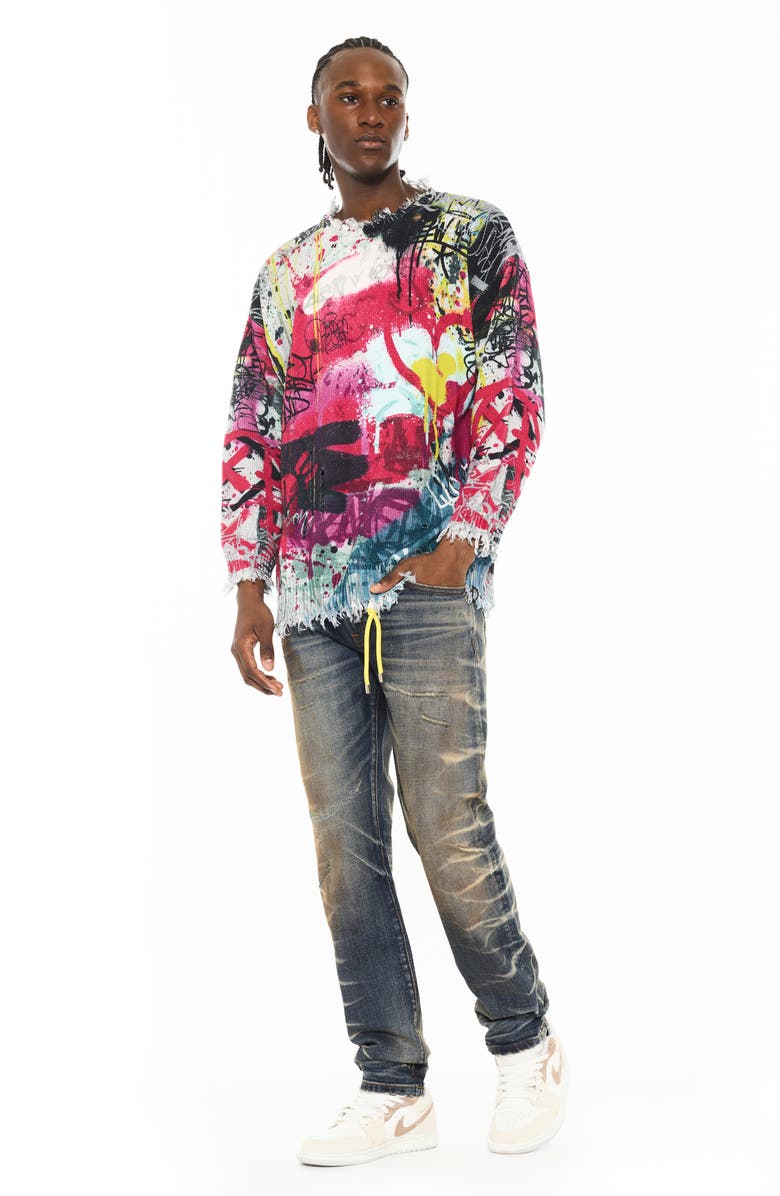 Cult of Individuality Rocker Slim 602 Jeans, Alternate, color, Tiger