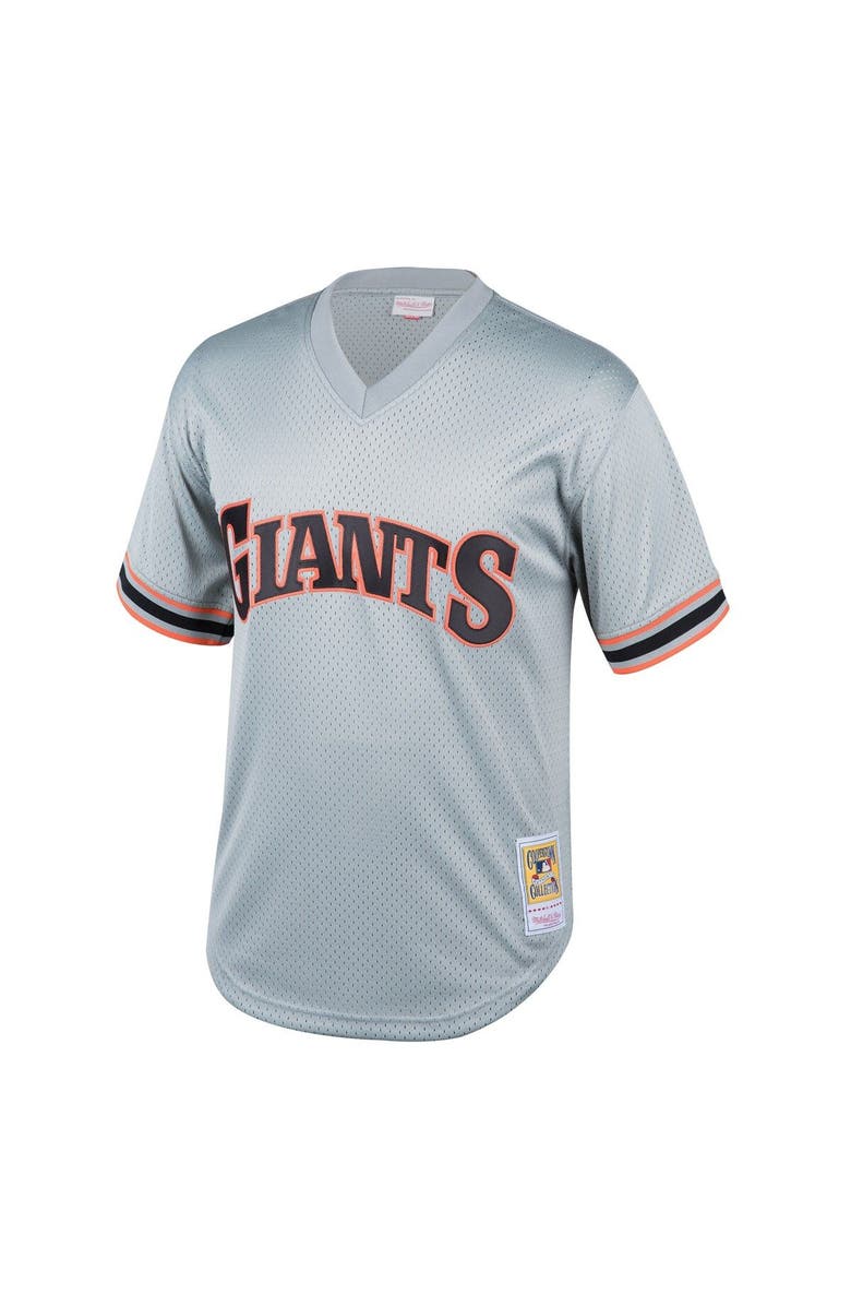 Mitchell & Ness Youth Mitchell & Ness Will Clark Gray San Francisco Giants Cooperstown Collection Mesh Batting Practice Jersey, Alternate, color, 