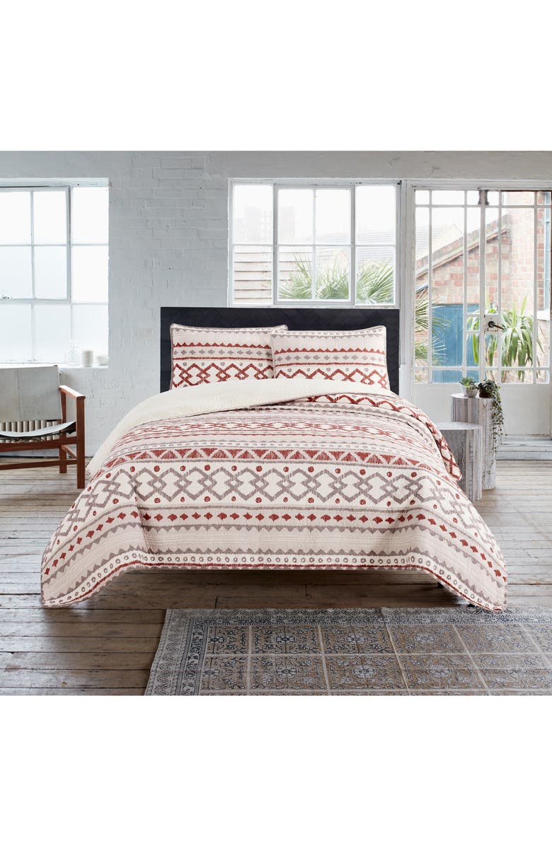 French Connection Adair Quilt & Sham Set, Alternate, color, 