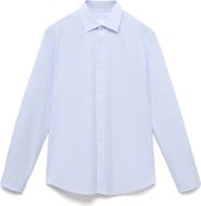 MANGO Stripe Slim Fit Button-Up Shirt