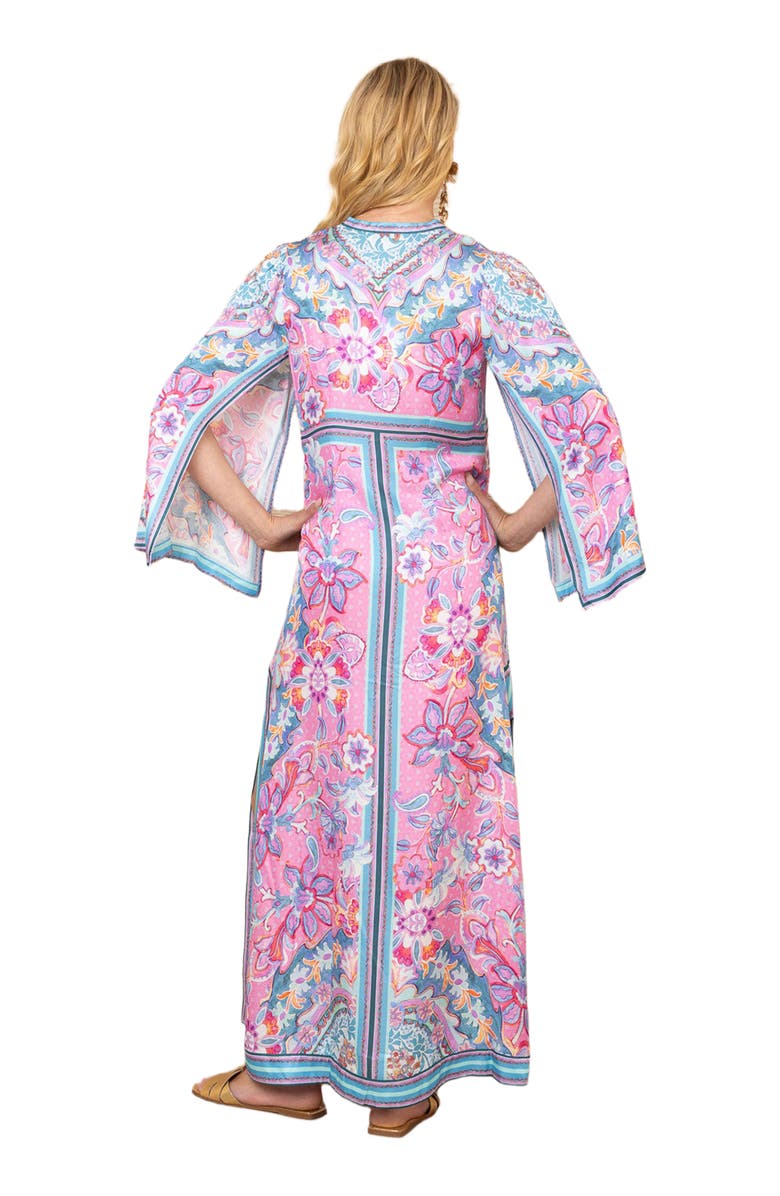 Hale Bob Aileen Silk Caftan Dress, Alternate, color, 