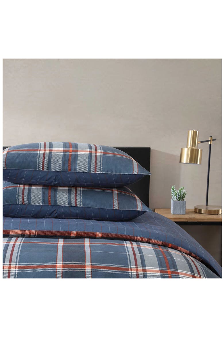 Shasta Lake Reversible Duvet Cover Set, Alternate, color, MEDIUM INDIGO