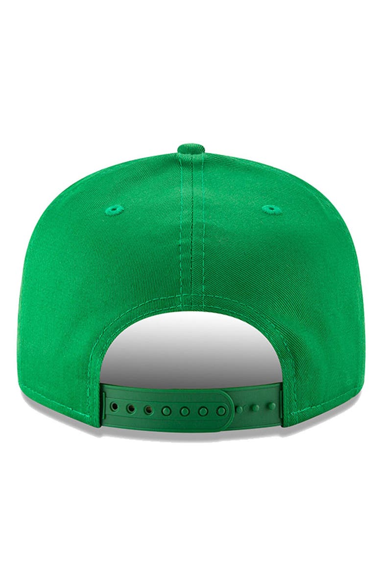 New Era Men's New Era Black Philadelphia Eagles Throwback 9FIFTY Adjustable Snapback Hat, Alternate, color, Kelly Green