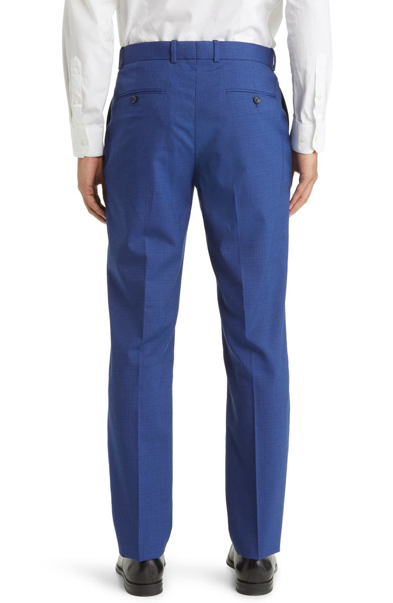 Nordstrom Trim Fit Wool Trousers, Alternate, color,