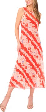 Ted Baker Mariella Floral Sleeveless Mesh Maxi Dress
