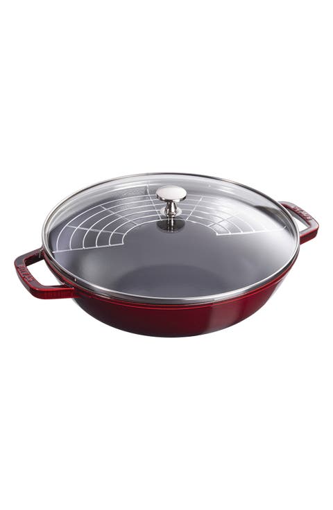 4.5-Quart Enameled Cast Iron Perfect Pan