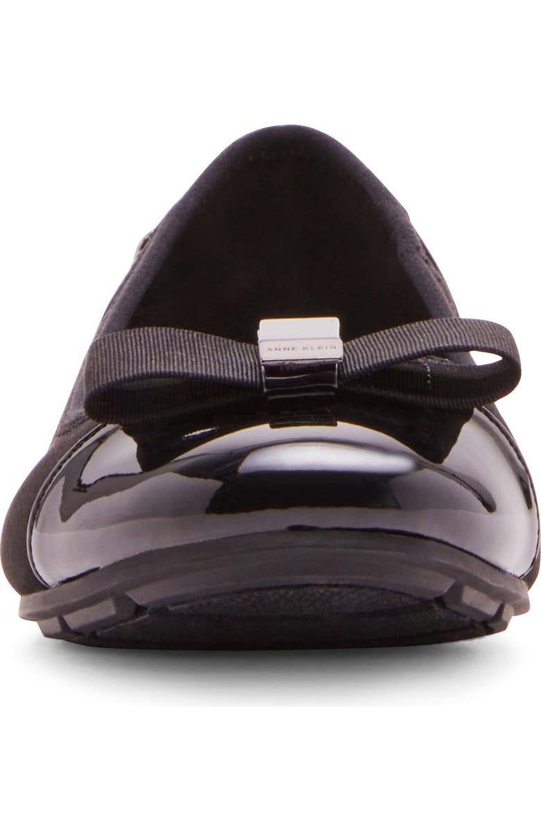 Anne Klein Alive Cap Toe Flat, Alternate, color, Black Multi Fb