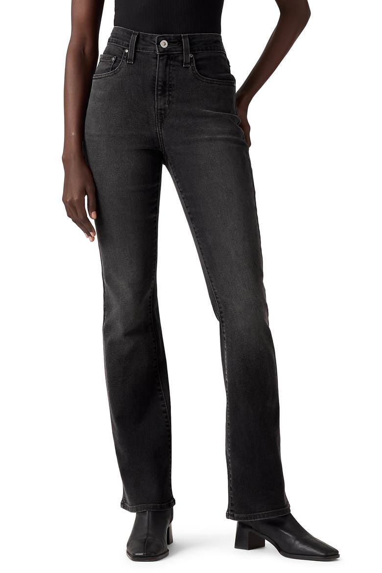 725™ High Waist Bootcut Jeans, Main, color, NOSTALGIC NIGHT STRIPE