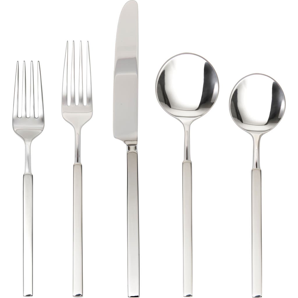 Fortessa Jaxson 20-piece Place Setting In Silver
