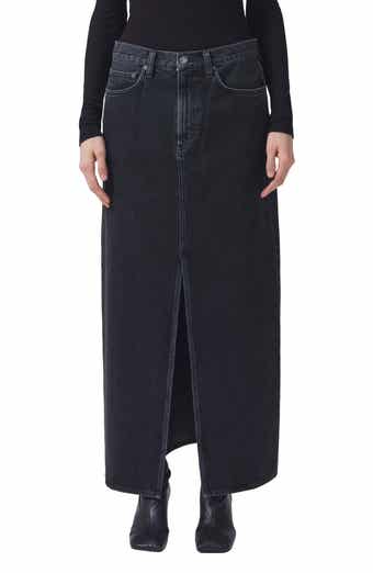 AGOLDE Leif Longline Denim Skirt