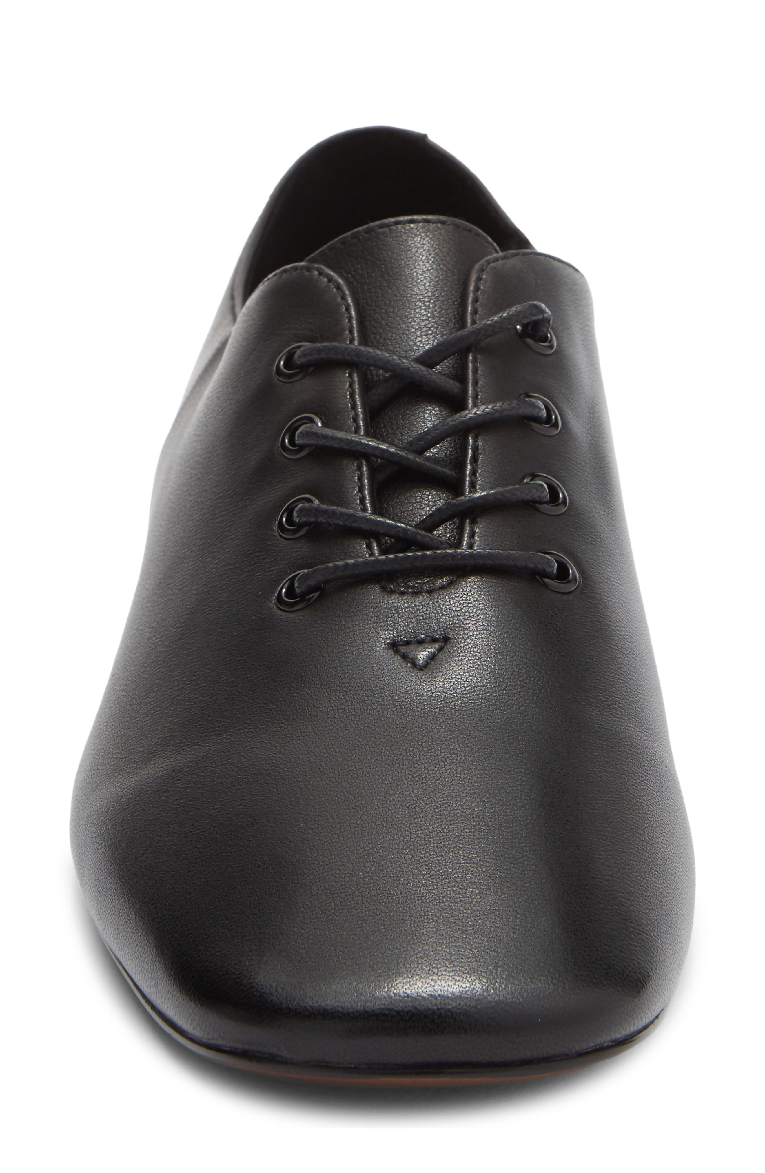 Swingdance Lace-Up Jazz Oxford, Alternate, color, BLACK