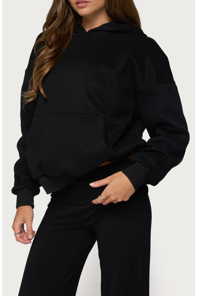 Angel Energy Sequin Hoodie, Alternate, color, BLACK