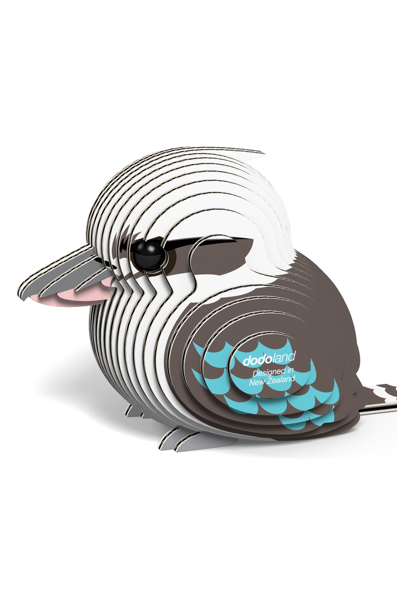 Kookaburra 3D Puzzle, Alternate, color, No Color