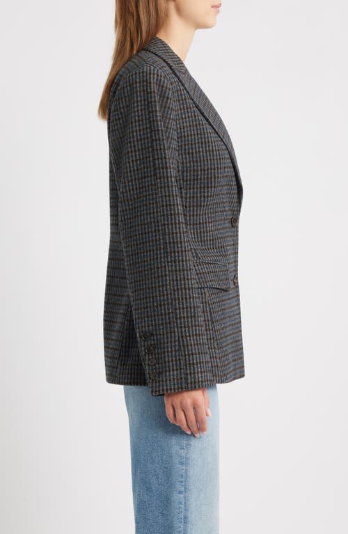 Rails Doris Plaid Blazer In Black