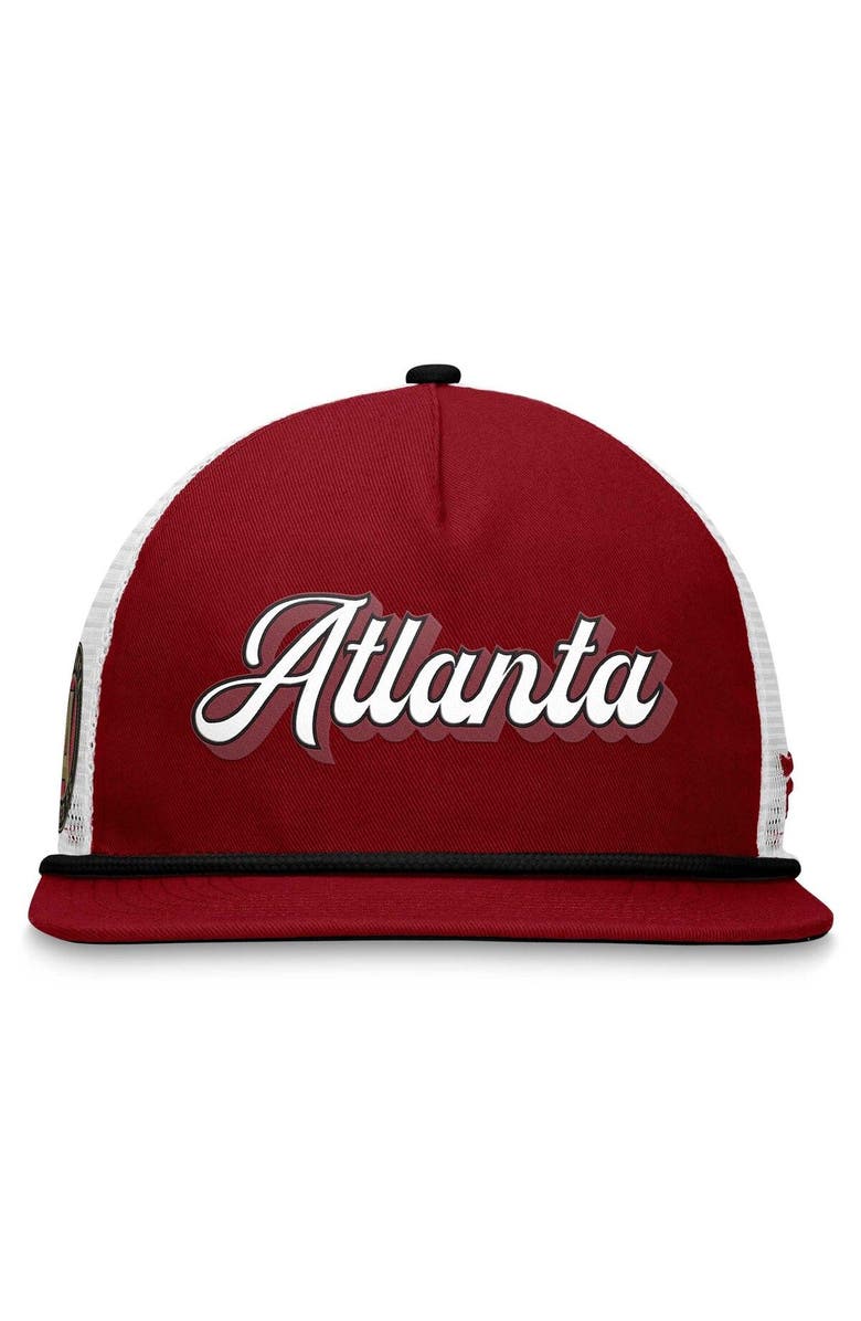 FANATICS Men's Fanatics Branded Garnet/White Atlanta United FC True Classic Golf Snapback Hat, Alternate, color, Garnet