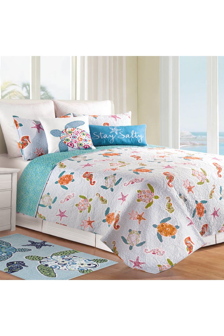 St. Kitts Coastal Quilt Collection Set, Alternate, color, Blue
