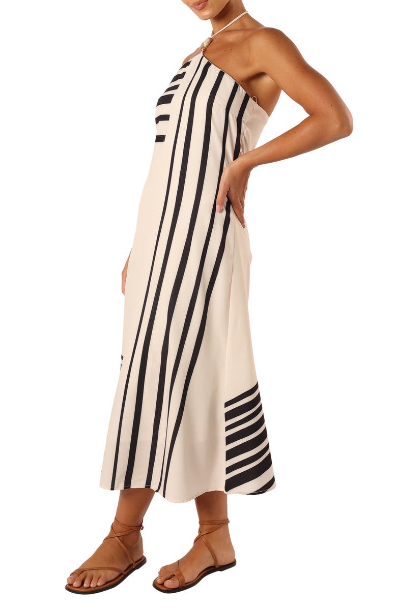 Petal & Pup Deana Stripe Halter Dress, Alternate, color,
