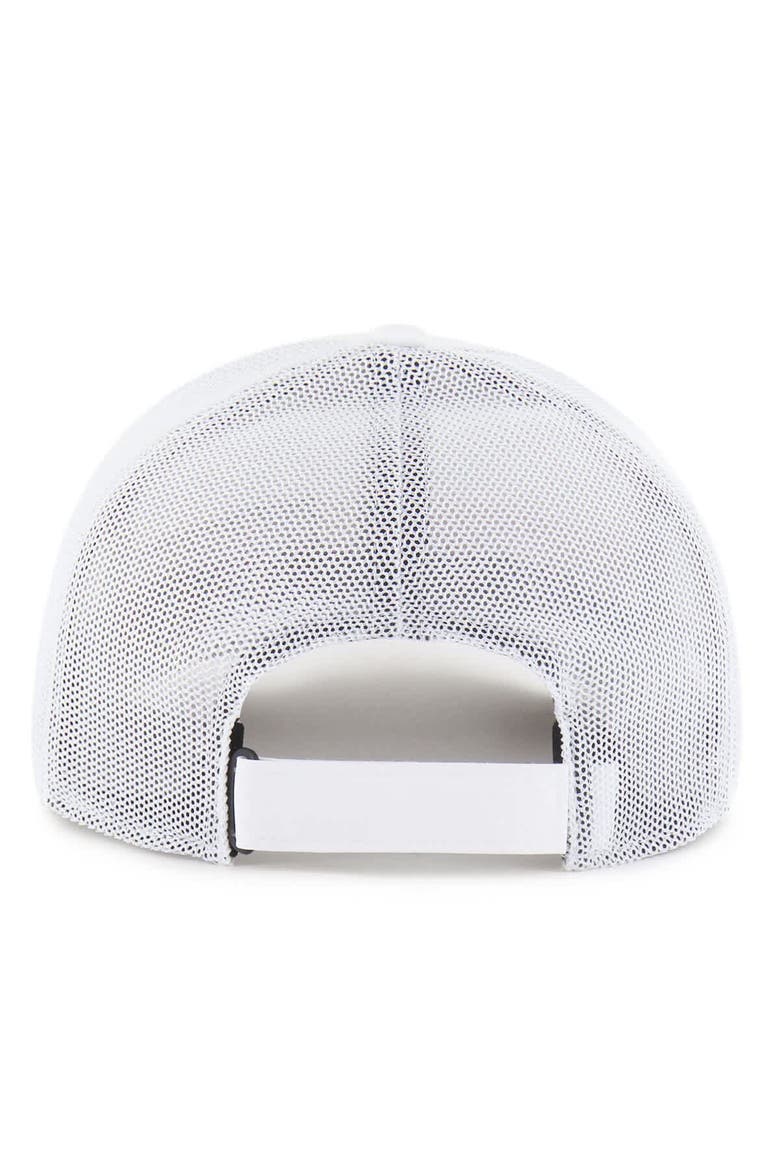 Men's '47 White Baltimore Ravens Rangefinder Trucker Adjustable Hat, Alternate, color, White