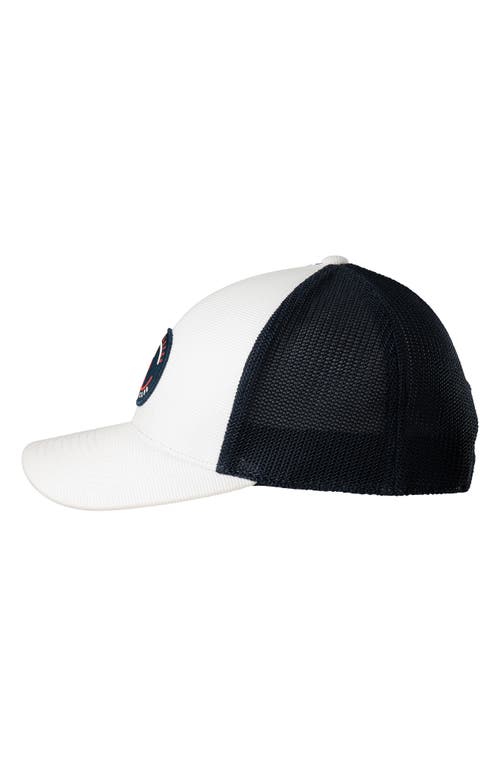 Black Clover Yacht Club Patch Snapback Cap In White
