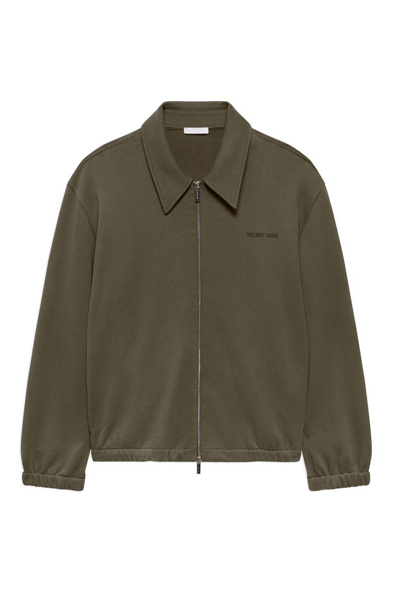 French Terry Full Zip Jacket, Alternate, color, FOREST NIGHT