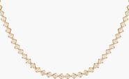 Aurate New York Lab Grown Diamond Tennis Choker Necklace