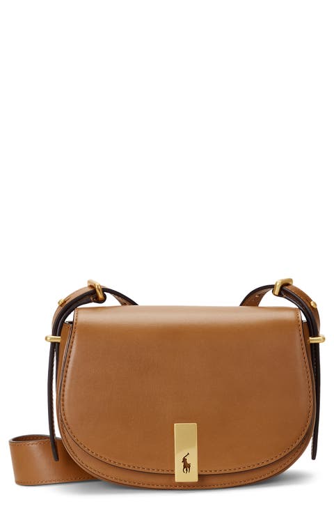 Mini Sport Calf Leather Saddle Crossbody Bag