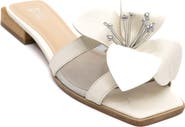 ASHLEY KAHEN Blossom Slide Sandal