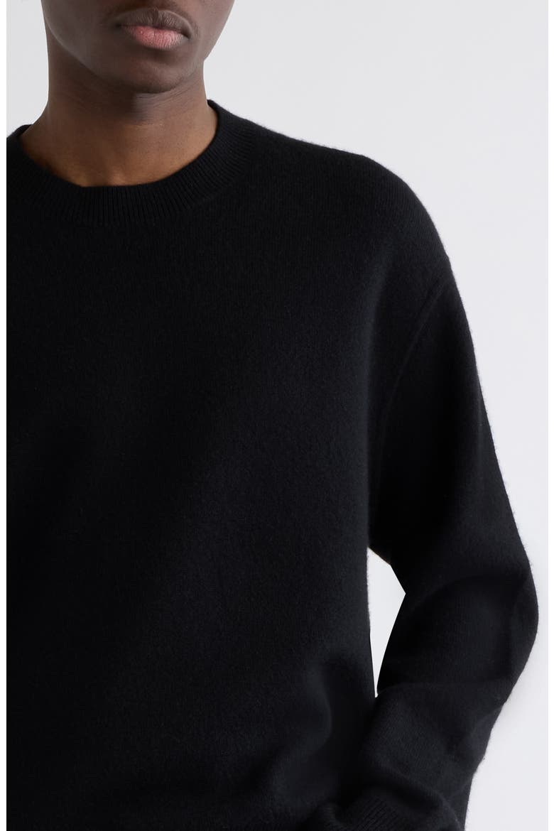 Klimis Cashmere Blend Sweater, Alternate, color, BLACK
