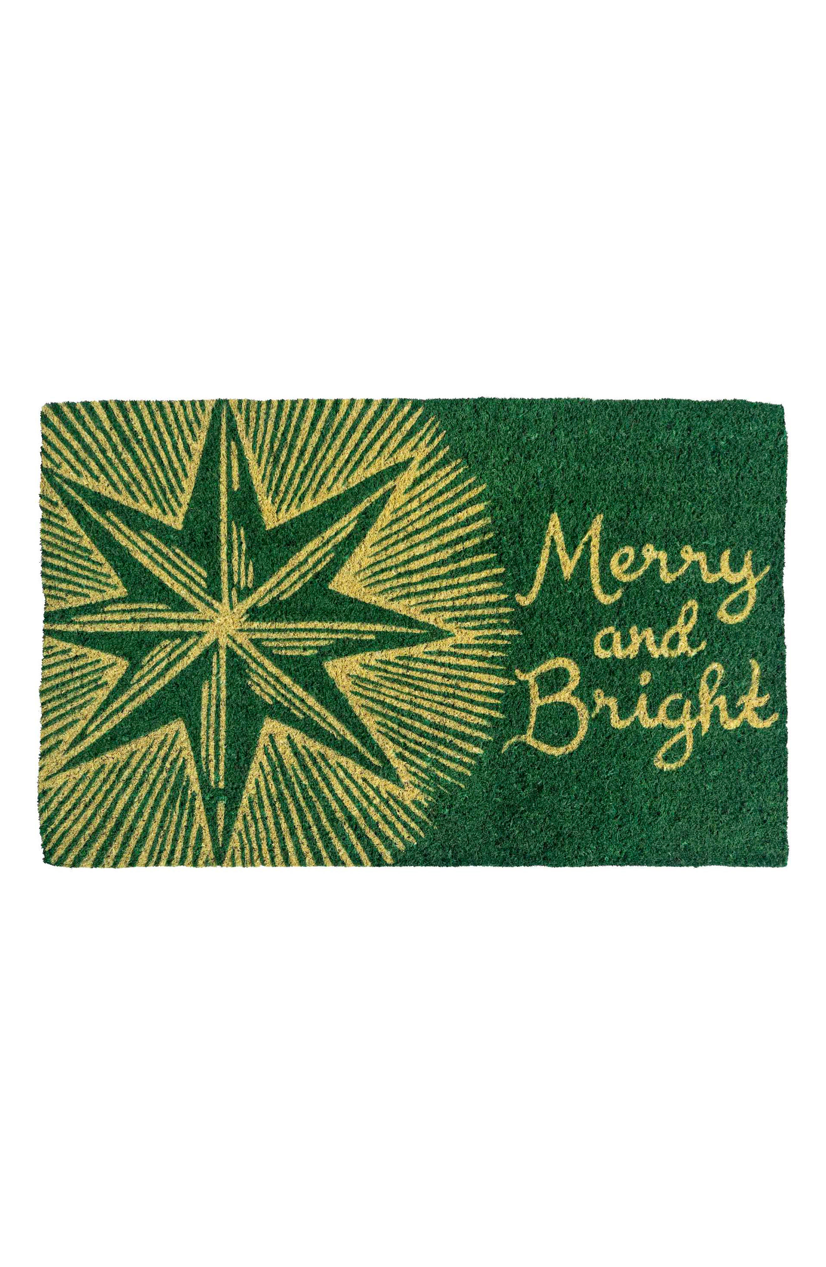 ENTRYWAYS Merry & Bright Star Doormat