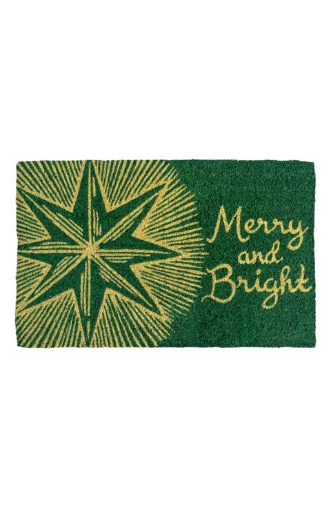 Merry & Bright Star Doormat