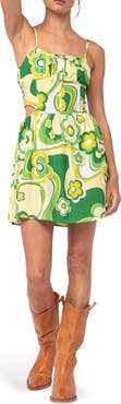 Sky to Moon Waist Cutout Minidress
