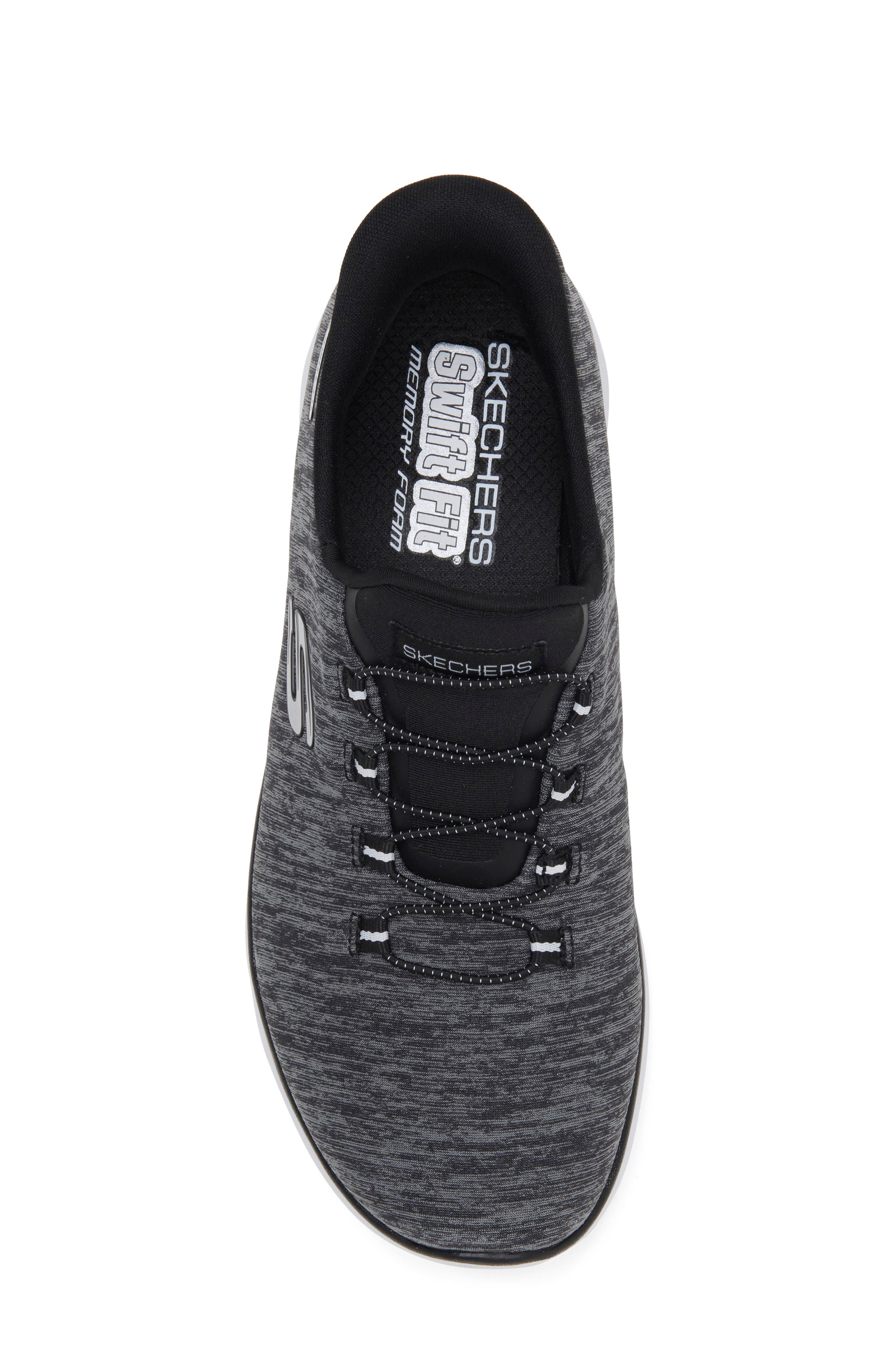 Swift Summits Slip On Sneaker, Alternate, color, BLACK/ WHITE