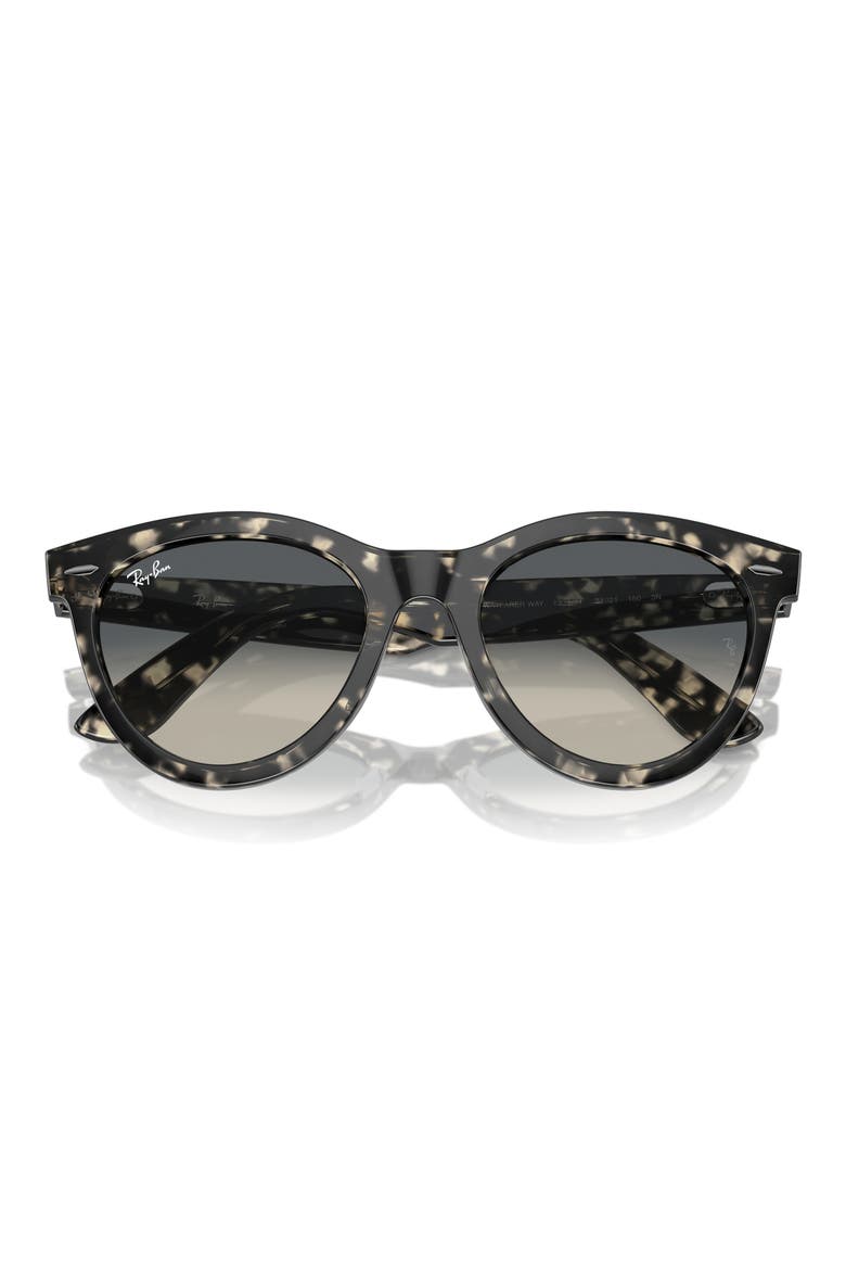 Way Wayfarer 51mm Oval Sunglasses, Alternate, color, GUNMETAL TORT